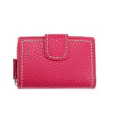 Gianni Conti Růžová dámská kožená peněženka s přepínkou Gianni Conti