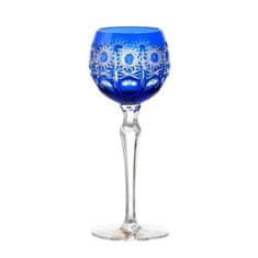Caesar Crystal Sklenice na víno Petra, barva modrá, objem 170 ml