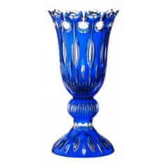 Caesar Crystal Váza Flamenco, barva modrá, výška 430 mm