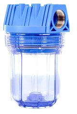 Aqua filtr 5" - 1" FP2 FI - V/T transparentní bez vložky