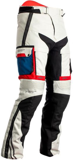RST kalhoty ADVENTURE-X CE 2413 černo-modro-červeno-béžové