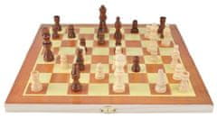 Iso Trade Dřevěný šachový set 28x28 cm Iso Trade 4297