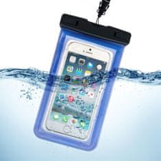 MG Swimming Bag vodotěsné pouzdro na mobil 6.7'', modré