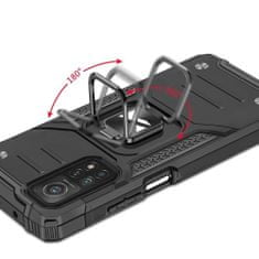 MG Ring Armor plastový kryt na Xiaomi Mi Poco M4 Pro 5G / Redmi Note 11 5G / 11T 5G / 11S 5G, černý