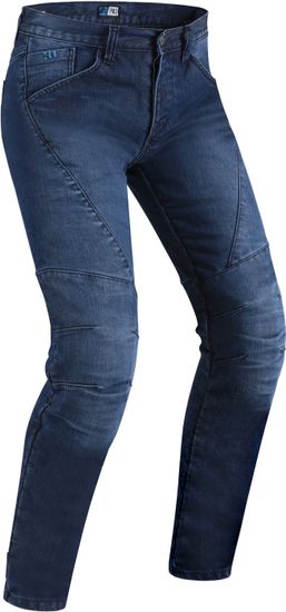 PMJ kalhoty jeans TITANIUM modré