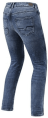 REV´IT! kalhoty jeans VICTORIA SF dámské medium modré 29