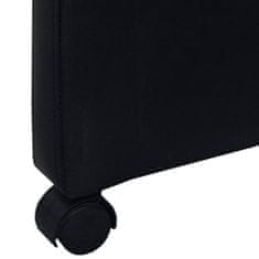 Greatstore Jídelní židle 4 ks černé umělá kůže