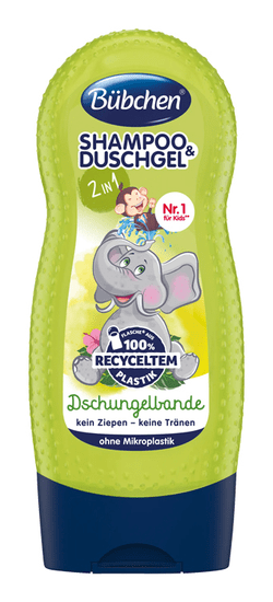 Bübchen BÜBCHEN Kids sprchový gel 2v1 Partička z džungle 230 ml