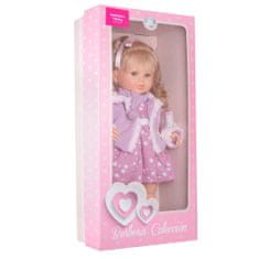 Berbesa Luxusní mluvící dětská panenka-holčička Kristýna 52 cm