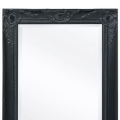 Petromila Nástěnné zrcadlo barokní styl 100 x 50 cm černé