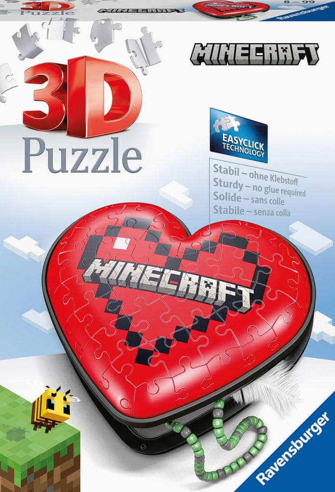 Levně Ravensburger Srdce Minecraft 54 dílků