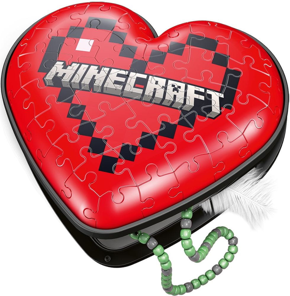 Levně Ravensburger Srdce Minecraft 54 dílků