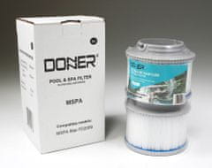 Donner Filtrační kartuše pro bazény, vířivky a SPA filtrační kartuš MSPA Obsah balení 2ks