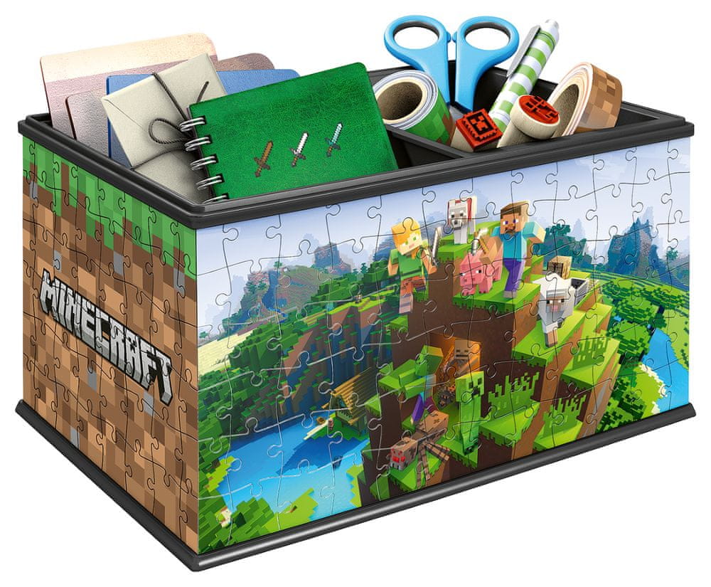 Levně Ravensburger Úložná krabice Minecraft 216 dílků
