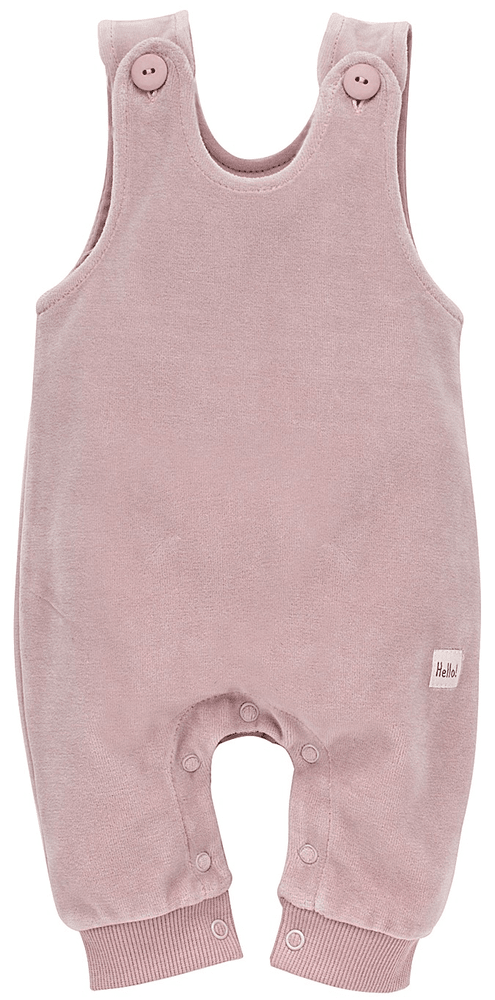 PINOKIO dívčí kojenecké laclové kalhoty Hello 1-02-2208-27 růžová 74