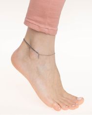 Silvego Stříbrný řetízek na nohu Ellie s infinity a Brilliance Zirconia ZT86751A