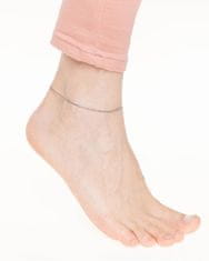 Silvego Stříbrný řetízek na nohu hádek odlehčený TTTC8LA-22 cm