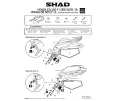 SHAD H0CB51SR podpěry pro boční brašny Honda CB500F (19-22)