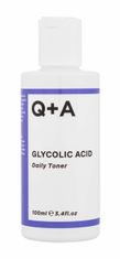 Q+A 100ml glycolic acid daily toner, pleťová voda a sprej