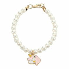 Petitcollin Perlový náhrdelník s jednorožcem (pro panenku