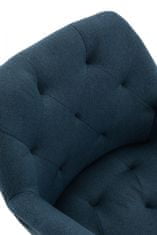 BHM Germany Jídelní židle Langford, textil, modrá