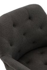 BHM Germany Jídelní židle Langford, textil, tmavě šedá