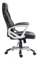 BHM Germany Kancelářská židle Foxton, syntetická kůže, hnědá