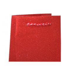 Goba Dárková taška glitter láhev červená 8645105