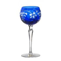 Caesar Crystal Sklenice na víno Grapes, barva modrá, objem 190 ml