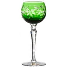 Caesar Crystal Sklenice na víno Grapes, barva zelená, objem 170 ml