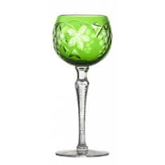 Caesar Crystal Sklenice na víno Grapes, barva zelená, objem 190 ml
