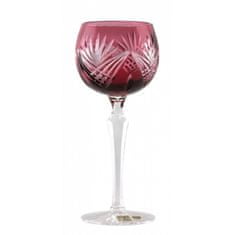 Caesar Crystal Sklenice na víno Janette, barva rubín, objem 190 ml
