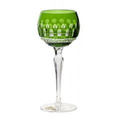 Caesar Crystal Sklenice na víno Tomy, barva zelená, objem 190 ml