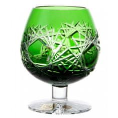 Caesar Crystal Sklenička Brandy Frost, barva zelená, objem 230 ml