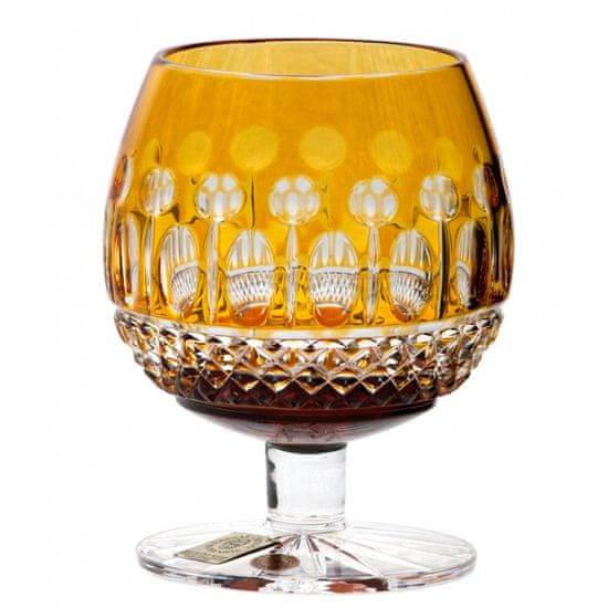 Caesar Crystal Sklenička Brandy Tomy, barva amber, objem 230 ml