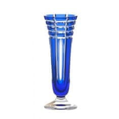 Caesar Crystal Váza Nora, barva modrá, výška 175 mm