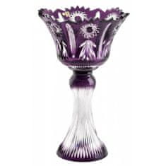 Caesar Crystal Váza Sweet, barva fialová, výška 455 mm