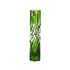 Caesar Crystal Váza Zita, barva zelená, výška 180 mm