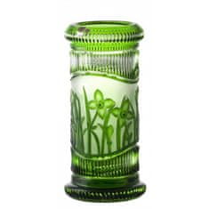Caesar Crystal Váza Květy, barva zelená, výška 300 mm