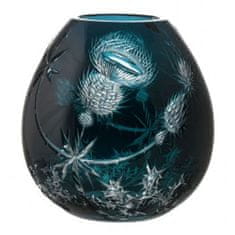 Caesar Crystal Váza Thistle II, barva azurová, výška 280 mm
