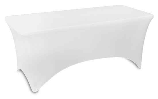 PRINTCARE Flexibilní ubrus pro skládací stůl CATERING 180 cm, bílá