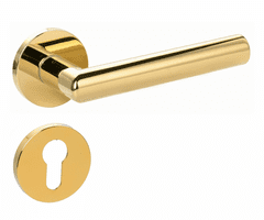 Infinity Line Ronda KRD O G00 zlatá - klika ke dveřím - pro cylindrickou vložku