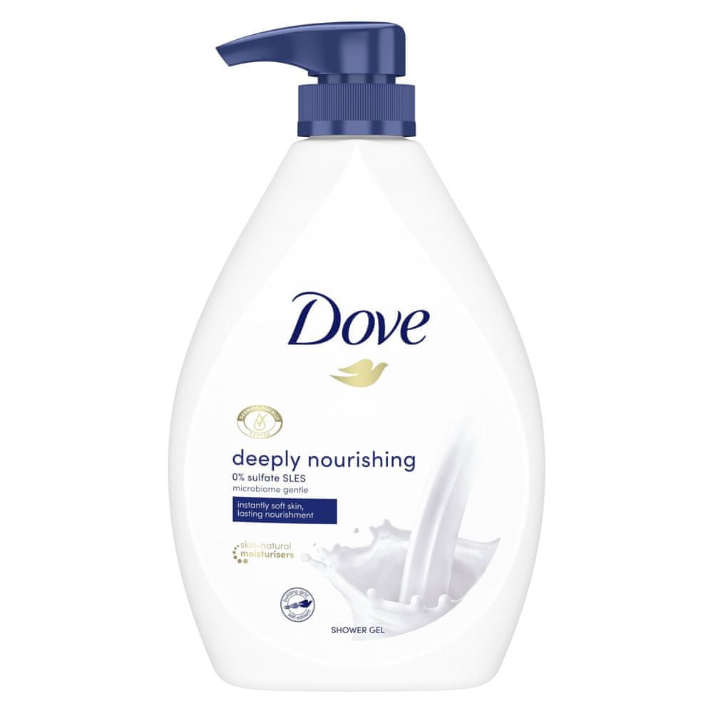 Levně Dove Deeply Nourishing sprchový gel s pumpou 720 ml