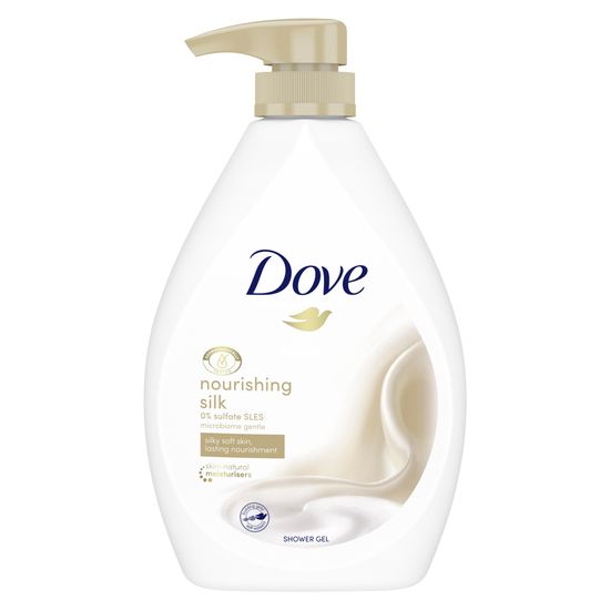 Dove Nourishing Silk sprchový gel s pumpou 720 ml