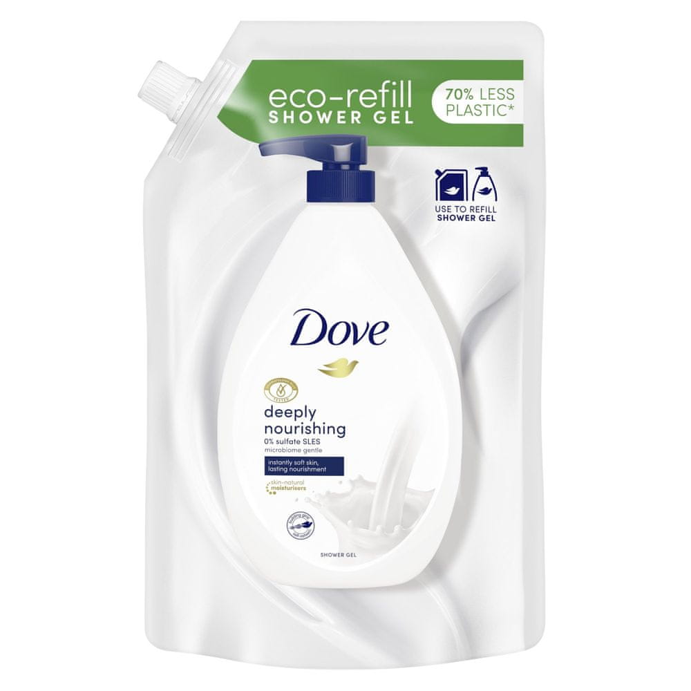Dove Deeply Nourishing sprchový gel náhradní náplň 720 ml