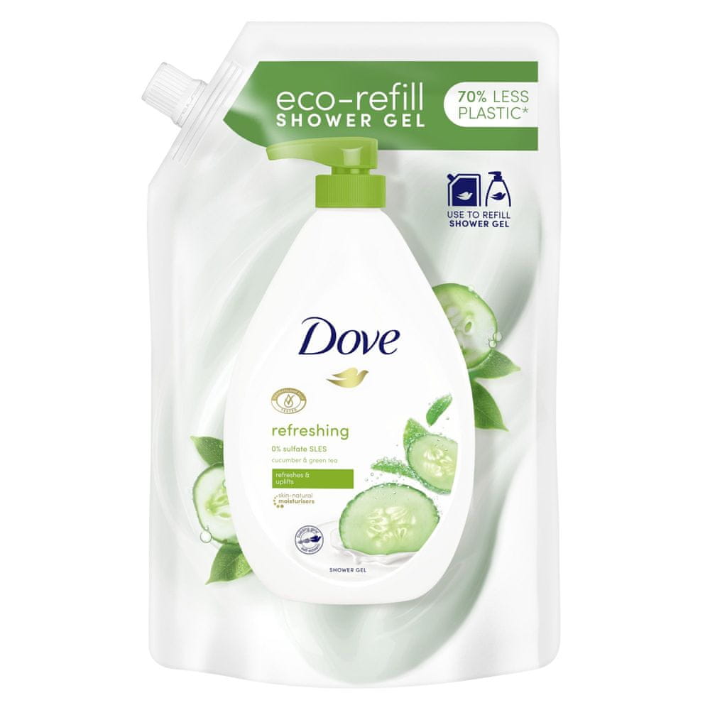 Dove Refreshing sprchový gel náhradní náplň 720 ml