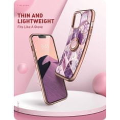 SUPCASE IBLSN Cosmo Snap pouzdro na iPhone 13 6.1" Marble purple