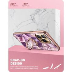 SUPCASE IBLSN Cosmo Snap pouzdro na iPhone 13 Pro 6.1" Marble purple