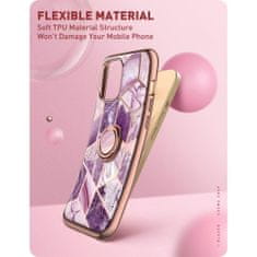 SUPCASE IBLSN Cosmo Snap pouzdro na iPhone 13 Pro 6.1" Marble purple