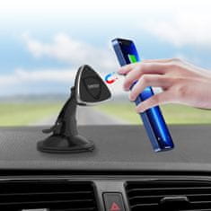 Choetech magnetický držák telefonu do auta na čelní sklo nebo palubovku - Černá KP22537